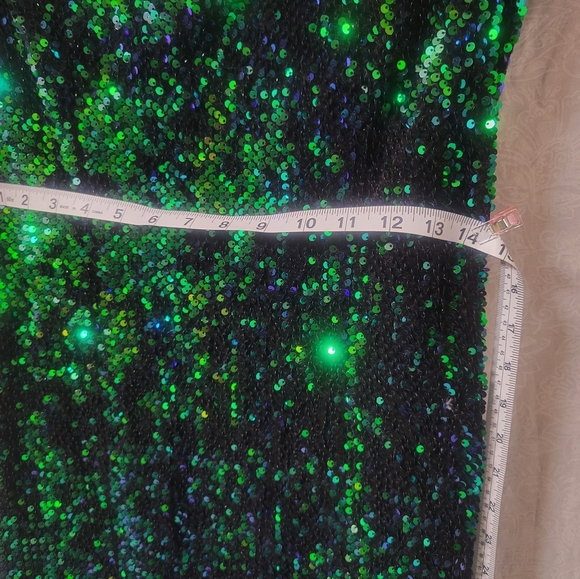 Amazing sparkly sequin mermaid dress bodycon wiggle dress - Picture 4 of 6